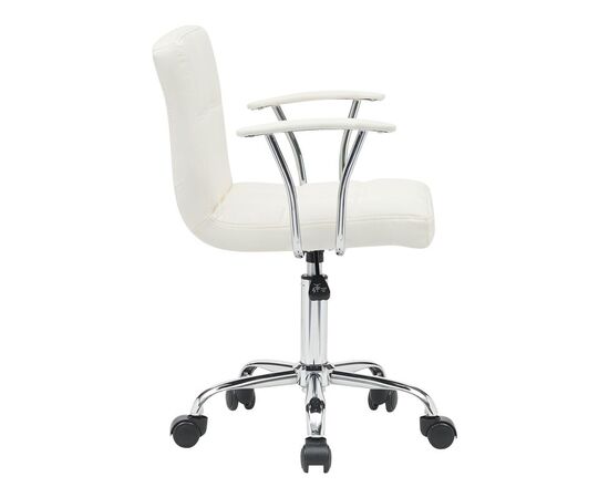 Καρέκλα γραφείου Buleco pakoworld pu σε λευκή απόχρωση 56x46x74-86εκ - ΚΑΡΕΚΛΕΣ ΓΡΑΦΕΙΟΥ στο Milonadakis.gr
