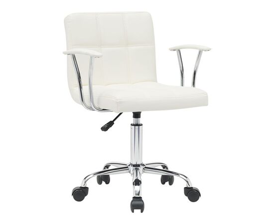 Καρέκλα γραφείου Buleco pakoworld pu σε λευκή απόχρωση 56x46x74-86εκ - ΚΑΡΕΚΛΕΣ ΓΡΑΦΕΙΟΥ στο Milonadakis.gr