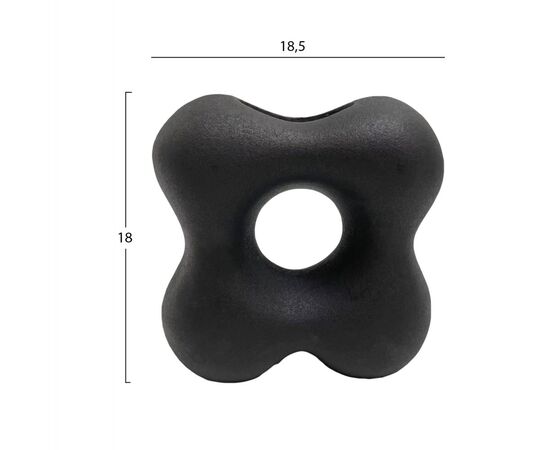 ΕΠΙΤΡΑΠΕΖΙΟ ΚΕΡΑΜΙΚΟ ΔΙΑΚΟΣΜΗΤΙΚΟ GLAΖΕ HM4594.02 ΜΑΥΡΟ ΜΑΤ 18,5x9x18Υεκ - ΑΝΤΙΚΕΙΜΕΝΑ στο Milonadakis.gr