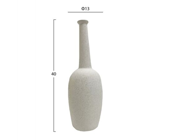 ΕΠΙΤΡΑΠΕΖΙΟ ΚΕΡΑΜΙΚΟ ΔΙΑΚΟΣΜΗΤΙΚΟ GLAΖΕ HM4591.01 ΥΠΟΛΕΥΚΟ ΚΡΥΣΤΑΛΛΙΚΟ Φ13x40Υεκ - ΑΝΤΙΚΕΙΜΕΝΑ στο Milonadakis.gr