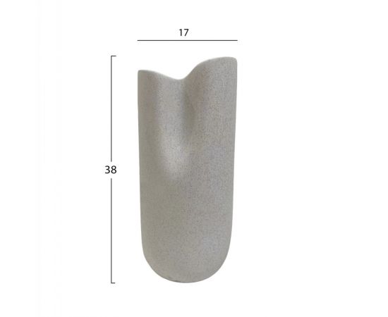 ΕΠΙΤΡΑΠΕΖΙΟ ΚΕΡΑΜΙΚΟ ΔΙΑΚΟΣΜΗΤΙΚΟ GLAΖΕ HM4606.01 ΚΡΥΣΤΑΛΛΙΚΟ ΥΠΟΛΕΥΚΟ 17x16,5x38Υεκ - ΑΝΤΙΚΕΙΜΕΝΑ στο Milonadakis.gr