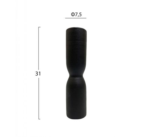 ΕΠΙΤΡΑΠΕΖΙΟ ΚΕΡΑΜΙΚΟ ΔΙΑΚΟΣΜΗΤΙΚΟ GLAΖΕ HM4615.02 ΜΑΥΡΟ ΜΑΤ Φ7,5x31Υεκ - ΑΝΤΙΚΕΙΜΕΝΑ στο Milonadakis.gr