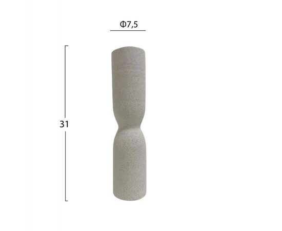 ΕΠΙΤΡΑΠΕΖΙΟ ΚΕΡΑΜΙΚΟ ΔΙΑΚΟΣΜΗΤΙΚΟ GLAΖΕ HM4615.01 ΚΡΥΣΤΑΛΛΙΚΟ ΥΠΟΛΕΥΚΟ Φ7,5x31Υεκ - ΑΝΤΙΚΕΙΜΕΝΑ στο Milonadakis.gr