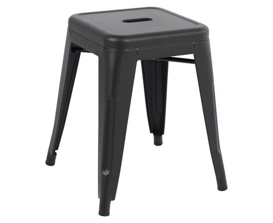 ΣΚΑΜΠΟ ΜΕΤΑΛΛΙΚΟ MELITA HM0096.42 ΣΕ ΜΑΥΡΟ ΜΑΤ ΧΡΩΜΑ 39x39x46Υεκ. - ΠΟΥΦ - ΣΚΑΜΠΟ - ΜΠΑΟΥΛΟ στο Milonadakis.gr