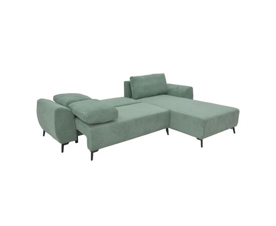 Kαναπές κρεβάτι τριθέσιος αναστρέψιμος Settee pakoworld ύφασμα με αποθηκευτικό χώρο σε μέντα απόχρωση 286x204x93εκ - ΚΑΝΑΠΕΔΕΣ-ΣΑΛΟΝΙΑ στο Milonadakis.gr