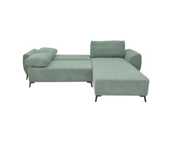 Kαναπές κρεβάτι τριθέσιος αναστρέψιμος Settee pakoworld ύφασμα με αποθηκευτικό χώρο σε μέντα απόχρωση 286x204x93εκ - ΚΑΝΑΠΕΔΕΣ-ΣΑΛΟΝΙΑ στο Milonadakis.gr