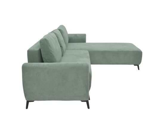 Kαναπές κρεβάτι τριθέσιος αναστρέψιμος Settee pakoworld ύφασμα με αποθηκευτικό χώρο σε μέντα απόχρωση 286x204x93εκ - ΚΑΝΑΠΕΔΕΣ-ΣΑΛΟΝΙΑ στο Milonadakis.gr
