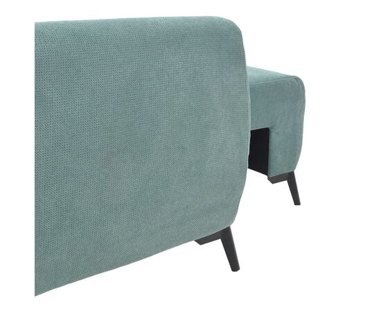 Kαναπές κρεβάτι τριθέσιος αναστρέψιμος Settee pakoworld ύφασμα με αποθηκευτικό χώρο σε μέντα απόχρωση 286x204x93εκ - ΚΑΝΑΠΕΔΕΣ-ΣΑΛΟΝΙΑ στο Milonadakis.gr