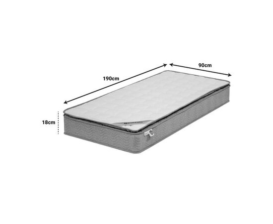 Στρώμα Perfecto pakoworld Continuous springs μονής όψης ανώστρωμα 18-20cm 90x190εκ - ΣΤΡΩΜΑΤΑ ΥΠΝΟΥ & ΣΟΜΙΕΔΕΣ στο Milonadakis.gr