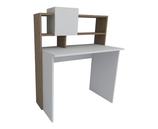 Γραφείο εργασίας Koogi pakoworld σε oak-λευκή απόχρωση 94x60x118εκ - ΓΡΑΦΕΙΑ στο Milonadakis.gr