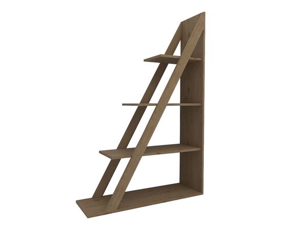Βιβλιοθήκη Quina pakoworld σε oak απόχρωση 100x30x150εκ - ΒΙΒΛΙΟΘΗΚΕΣ στο Milonadakis.gr