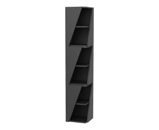 Βιβλιοθήκη στήλη Klaro pakoworld σε ανθρακί απόχρωση 32x32x165εκ - ΒΙΒΛΙΟΘΗΚΕΣ στο Milonadakis.gr
