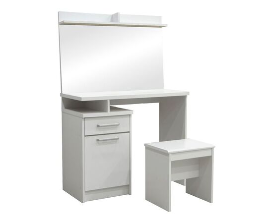 Κονσόλα Olympus pakoworld με καθρέπτη και σκαμπό λευκό 90.5x39.5x75εκ - ΣΥΡΤΑΡΙΕΡΕΣ - ΤΟΥΑΛΕΤΕΣ στο Milonadakis.gr