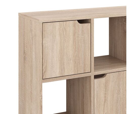 Βιβλιοθήκη Bookel pakoworld σε sonoma απόχρωση 88.5x27.5x89.3εκ - ΒΙΒΛΙΟΘΗΚΕΣ στο Milonadakis.gr