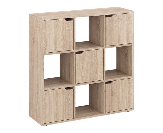 Βιβλιοθήκη Bookel pakoworld σε sonoma απόχρωση 88.5x27.5x89.3εκ - ΒΙΒΛΙΟΘΗΚΕΣ στο Milonadakis.gr