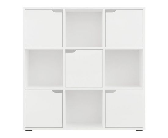 Βιβλιοθήκη Bookel pakoworld σε λευκή απόχρωση 88.5x27.5x89.3εκ - ΒΙΒΛΙΟΘΗΚΕΣ στο Milonadakis.gr