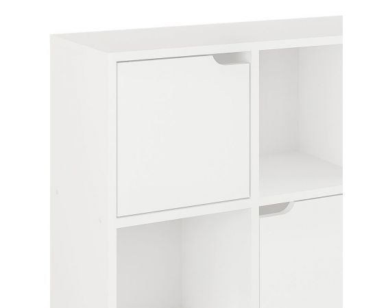 Βιβλιοθήκη Bookel pakoworld σε λευκή απόχρωση 88.5x27.5x89.3εκ - ΒΙΒΛΙΟΘΗΚΕΣ στο Milonadakis.gr