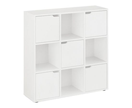 Βιβλιοθήκη Bookel pakoworld σε λευκή απόχρωση 88.5x27.5x89.3εκ - ΒΙΒΛΙΟΘΗΚΕΣ στο Milonadakis.gr