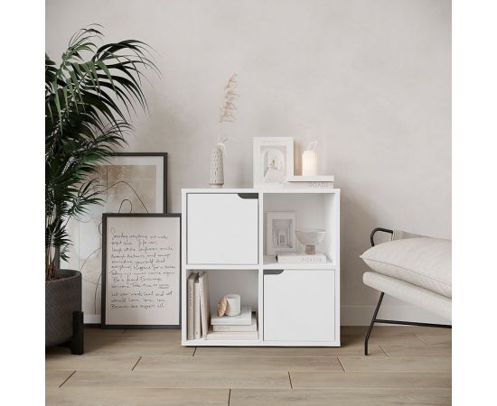 Βιβλιοθήκη Bookel pakoworld σε λευκή απόχρωση 59.6x27.5x60.4εκ - ΒΙΒΛΙΟΘΗΚΕΣ στο Milonadakis.gr