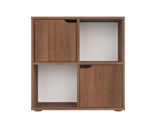 Βιβλιοθήκη Bookel pakoworld σε καρυδί απόχρωση 59.6x27.5x60.4εκ - ΒΙΒΛΙΟΘΗΚΕΣ στο Milonadakis.gr