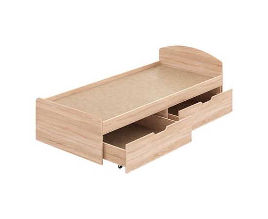 Κρεβάτι Regan pakoworld με συρτάρια σε oak απόχρωση 90x200εκ - ΚΡΕΒΑΤΙΑ στο Milonadakis.gr