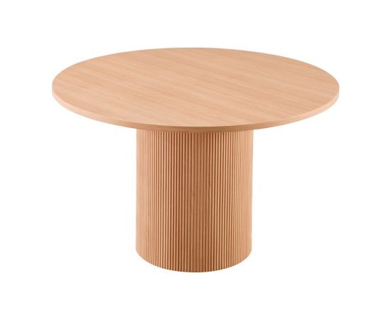 Τραπέζι Mesa pakoword MDF σε Oak απόχρωση Φ120x75εκ - ΤΡΑΠΕΖΙΑ ΚΟΥΖΙΝΑΣ στο Milonadakis.gr