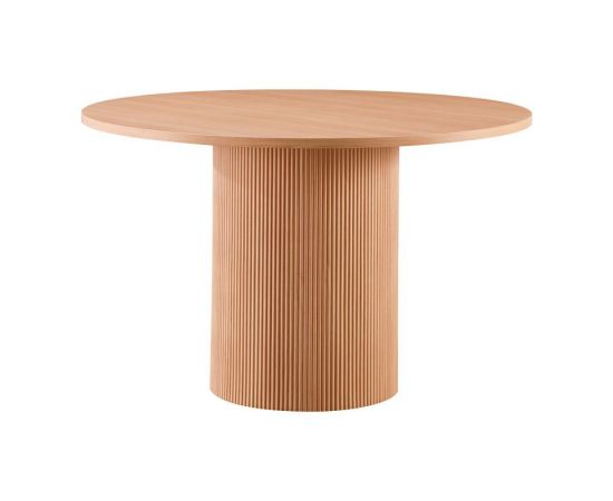 Τραπέζι Mesa pakoword MDF σε Oak απόχρωση Φ120x75εκ - ΤΡΑΠΕΖΙΑ ΚΟΥΖΙΝΑΣ στο Milonadakis.gr