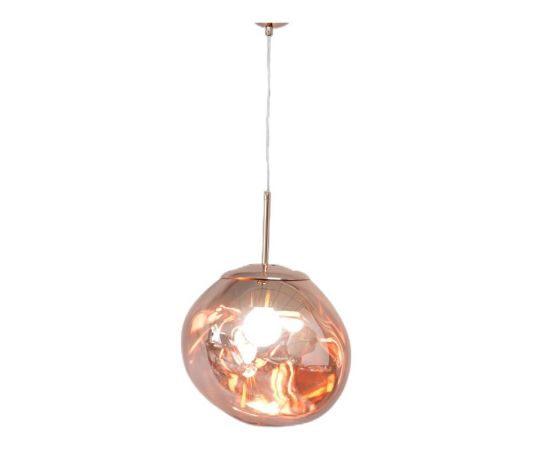 Φωτιστικό οροφής μονόφωτο Umuco pakoworld E27 σε copper απόχρωση Φ38x60εκ - ΦΩΤΙΣΤΙΚΑ ΟΡΟΦΗΣ στο Milonadakis.gr