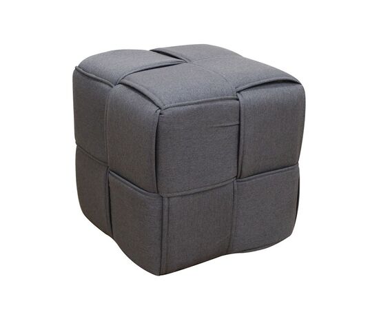 LINE ΣΚΑΜΠΟ GREY ΥΦΑΣΜΑ 40X40X40εκ. - ΠΟΥΦ - ΣΚΑΜΠΟ - ΜΠΑΟΥΛΟ στο Milonadakis.gr