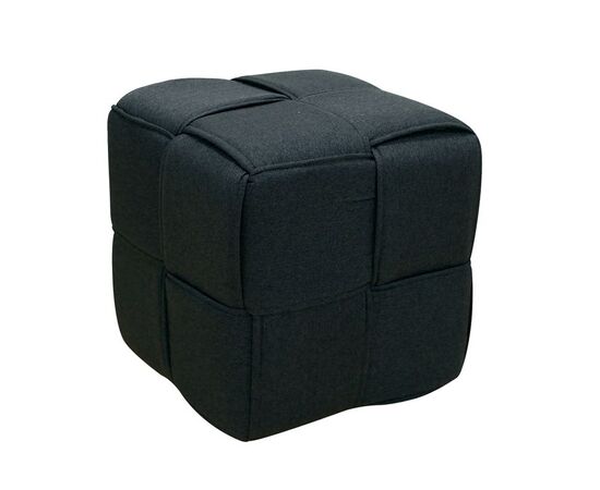 LINE ΣΚΑΜΠΟ BLACK ΥΦΑΣΜΑ 40X40X40εκ. - ΠΟΥΦ - ΣΚΑΜΠΟ - ΜΠΑΟΥΛΟ στο Milonadakis.gr