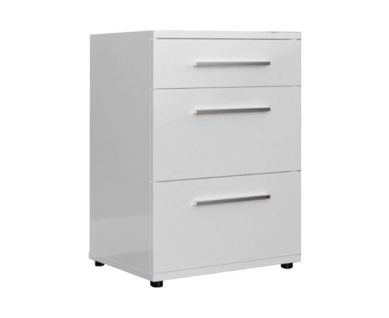 Κομοδίνο Elegance pakoworld με 3 συρτάρια σε λευκή απόχρωση 40x39x57εκ - ΚΟΜΟΔΙΝΑ στο Milonadakis.gr