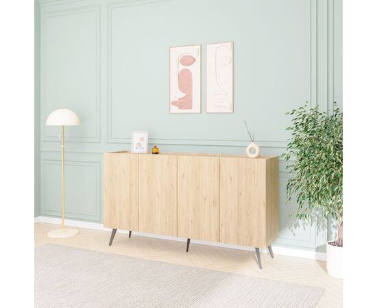 Μπουφές Kudro pakoworld σε oak απόχρωση 180x43x100εκ - ΜΠΟΥΦΕΔΕΣ-ΚΟΝΣΟΛΕΣ στο Milonadakis.gr
