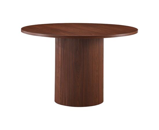 Τραπέζι Mesa pakoword MDF σε καρυδί απόχρωση Φ120x75εκ - ΤΡΑΠΕΖΙΑ ΚΟΥΖΙΝΑΣ στο Milonadakis.gr