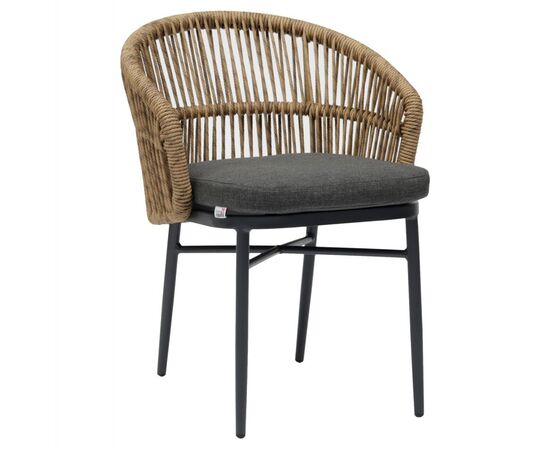 ΠΟΛΥΘΡΟΝΑ ΑΛΟΥΜΙΝΙΟΥ ORIN HM6265.01 ΣΚΟΥΡΟ ΓΚΡΙ- P.E.RATTAN ΣΕ ΦΥΣΙΚΟ 65x56x82Υεκ. - ΚΑΡΕΚΛΕΣ - ΠΟΛΥΘΡΟΝΕΣ στο Milonadakis.gr