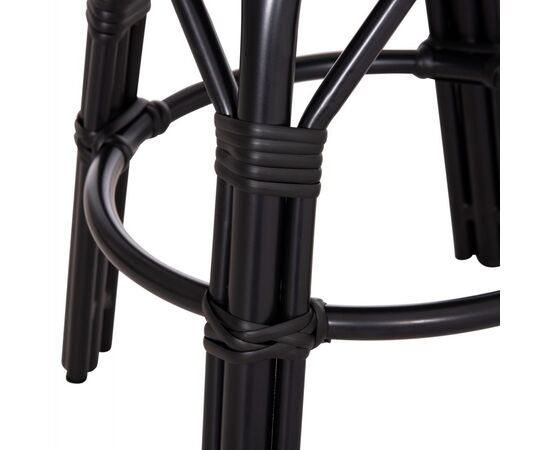 ΣΚΑΜΠΟ ΑΛΟΥΜΙΝΙΟΥ CHINO HM6285.02 BAMBOO LOOK & TEXTILENE ΣΕ ΜΑΥΡΟ Φ36x46Υεκ. - ΣΚΑΜΠΩ στο Milonadakis.gr