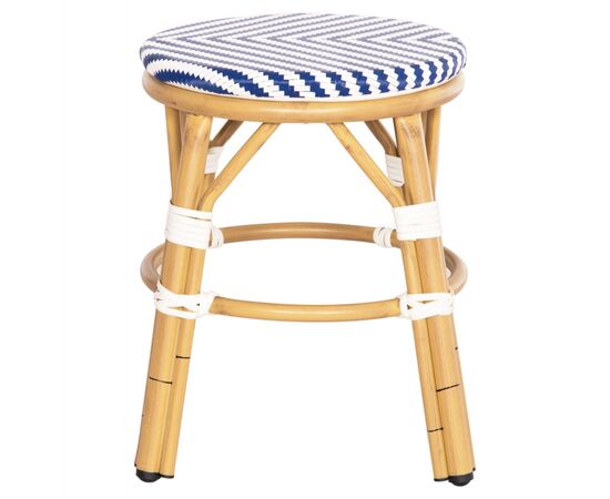 ΣΚΑΜΠΟ ΑΛΟΥΜΙΝΙΟΥ CHINO HM6285.05 BAMBOO LOOK-TEXTILENE ΛΕΥΚΟ-ΜΠΛΕ Φ36x46Υεκ. - ΣΚΑΜΠΩ στο Milonadakis.gr