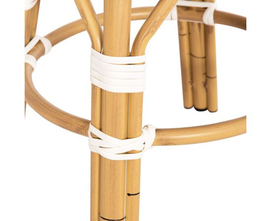 ΣΚΑΜΠΟ ΑΛΟΥΜΙΝΙΟΥ CHINO HM6285.05 BAMBOO LOOK-TEXTILENE ΛΕΥΚΟ-ΜΠΛΕ Φ36x46Υεκ. - ΣΚΑΜΠΩ στο Milonadakis.gr