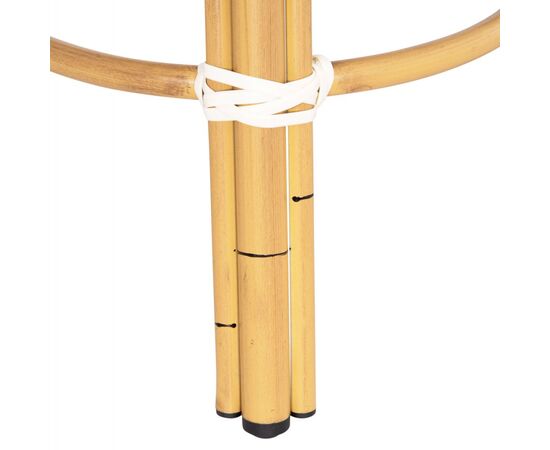 ΣΚΑΜΠΟ ΑΛΟΥΜΙΝΙΟΥ CHINO HM6285.05 BAMBOO LOOK-TEXTILENE ΛΕΥΚΟ-ΜΠΛΕ Φ36x46Υεκ. - ΣΚΑΜΠΩ στο Milonadakis.gr