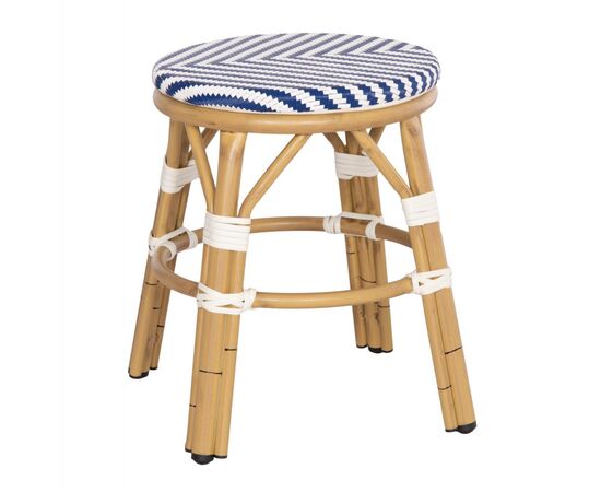 ΣΚΑΜΠΟ ΑΛΟΥΜΙΝΙΟΥ CHINO HM6285.05 BAMBOO LOOK-TEXTILENE ΛΕΥΚΟ-ΜΠΛΕ Φ36x46Υεκ. - ΣΚΑΜΠΩ στο Milonadakis.gr