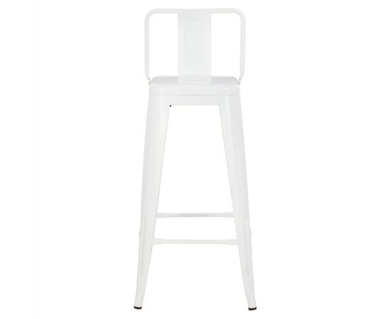 ΣΚΑΜΠΟ BAR ME ΠΛΑΤΗ ΜΕΤΑΛΛΙΚΟ MELITA-PRO HM8643.41 ΛΕΥΚΟ ΜΑΤ 42x42x100Υεκ. - ΣΚΑΜΠΟ ΜΠΑΡ στο Milonadakis.gr