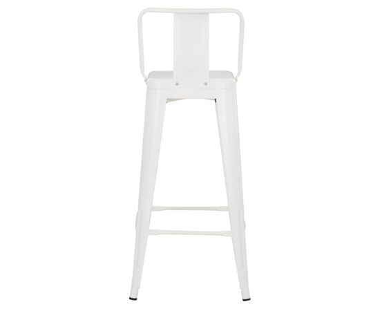 ΣΚΑΜΠΟ BAR ME ΠΛΑΤΗ ΜΕΤΑΛΛΙΚΟ MELITA-PRO HM8643.41 ΛΕΥΚΟ ΜΑΤ 42x42x100Υεκ. - ΣΚΑΜΠΟ ΜΠΑΡ στο Milonadakis.gr