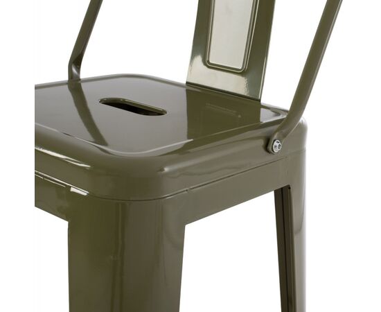 ΣΚΑΜΠΟ BAR ME ΠΛΑΤΗ ΜΕΤΑΛΛΙΚΟ MELITA-PRO HM8643.43 DARK OLIVE GREEN 42x42x100Υεκ. - ΣΚΑΜΠΟ ΜΠΑΡ στο Milonadakis.gr