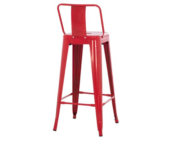ΣΚΑΜΠΟ BAR ME ΠΛΑΤΗ ΜΕΤΑΛΛΙΚΟ MELITA-PRO HM8643.44 ΚΟΚΚΙΝΟ 42x42x100Υεκ. - ΣΚΑΜΠΟ ΜΠΑΡ στο Milonadakis.gr