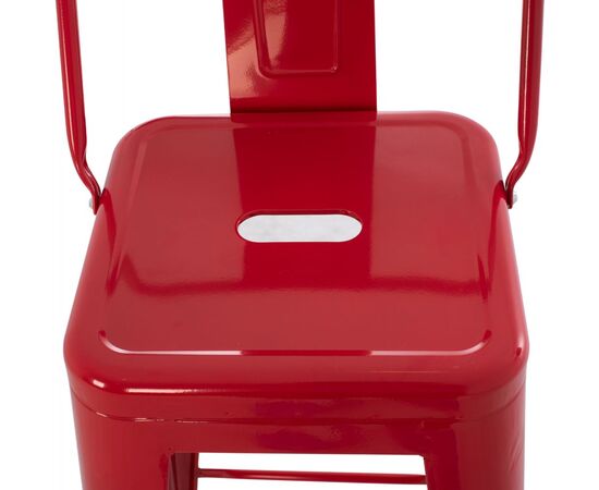ΣΚΑΜΠΟ BAR ME ΠΛΑΤΗ ΜΕΤΑΛΛΙΚΟ MELITA-PRO HM8643.44 ΚΟΚΚΙΝΟ 42x42x100Υεκ. - ΣΚΑΜΠΟ ΜΠΑΡ στο Milonadakis.gr