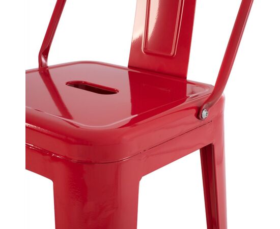 ΣΚΑΜΠΟ BAR ME ΠΛΑΤΗ ΜΕΤΑΛΛΙΚΟ MELITA-PRO HM8643.44 ΚΟΚΚΙΝΟ 42x42x100Υεκ. - ΣΚΑΜΠΟ ΜΠΑΡ στο Milonadakis.gr