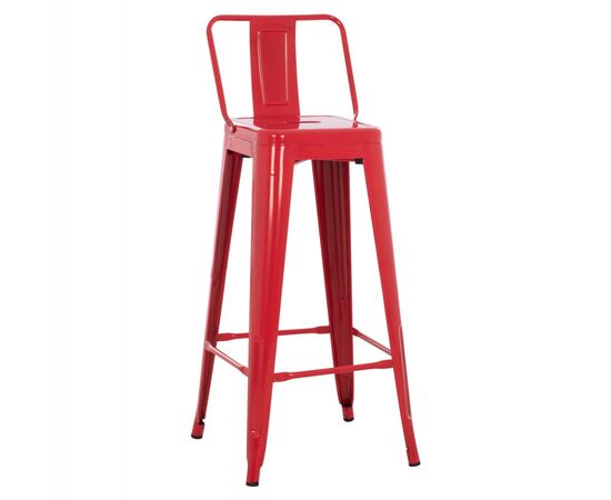 ΣΚΑΜΠΟ BAR ME ΠΛΑΤΗ ΜΕΤΑΛΛΙΚΟ MELITA-PRO HM8643.44 ΚΟΚΚΙΝΟ 42x42x100Υεκ. - ΣΚΑΜΠΟ ΜΠΑΡ στο Milonadakis.gr
