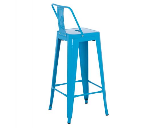 ΣΚΑΜΠΟ BAR-PRO ME ΠΛΑΤΗ ΜΕΤΑΛΛΙΚΟ MELITA HM8643.48 ΜΠΛΕ 42x42x100Υεκ. - ΣΚΑΜΠΟ ΜΠΑΡ στο Milonadakis.gr
