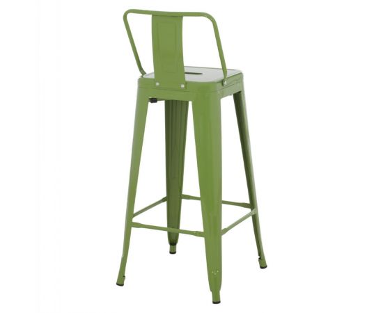 ΣΚΑΜΠΟ BAR ME ΠΛΑΤΗ ΜΕΤΑΛΛΙΚΟ MELITA-PRO HM8643.53 LIGHT OLIVE GREEN 42x42x100Υεκ. - ΣΚΑΜΠΟ ΜΠΑΡ στο Milonadakis.gr
