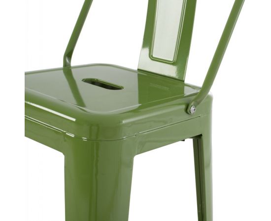 ΣΚΑΜΠΟ BAR ME ΠΛΑΤΗ ΜΕΤΑΛΛΙΚΟ MELITA-PRO HM8643.53 LIGHT OLIVE GREEN 42x42x100Υεκ. - ΣΚΑΜΠΟ ΜΠΑΡ στο Milonadakis.gr