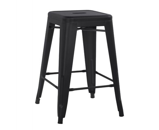 ΣΚΑΜΠΟ ΜΕΣΑΙΟΥ ΥΨΟΥΣ ΜΕΤΑΛΛΙΚΟ MELITA-PRO HM8573.42 ΜΑΥΡΟ ΜΑΤ 43x43x67Υεκ. - ΣΚΑΜΠΟ ΜΠΑΡ στο Milonadakis.gr